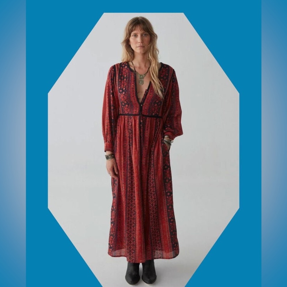 Maison Hotel Women’s Maison Hotel - Chez Castel Dalida Dress Large Brick Red
